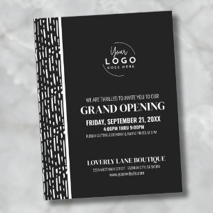 Your Logo Business Event Grand Opening Invitation Postcard