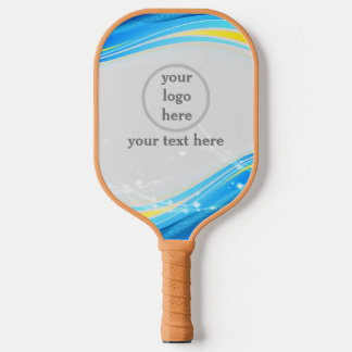 Your Logo Business Modern professional and text Pickleball Paddle