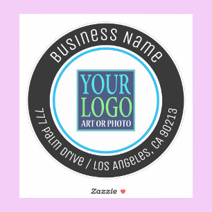 Your Logo, Business Name, Address, Black