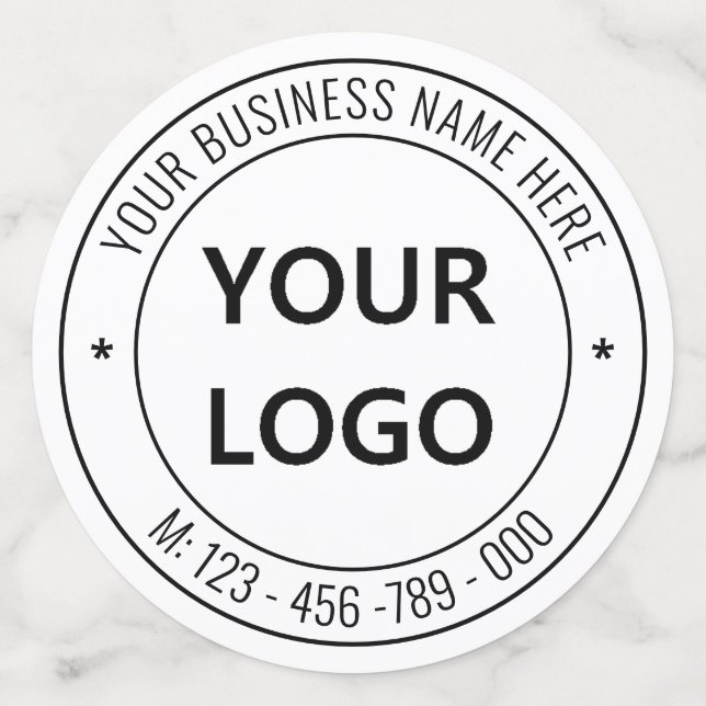 Your Logo Business Name Promotional Personalised Confetti (Large Back)