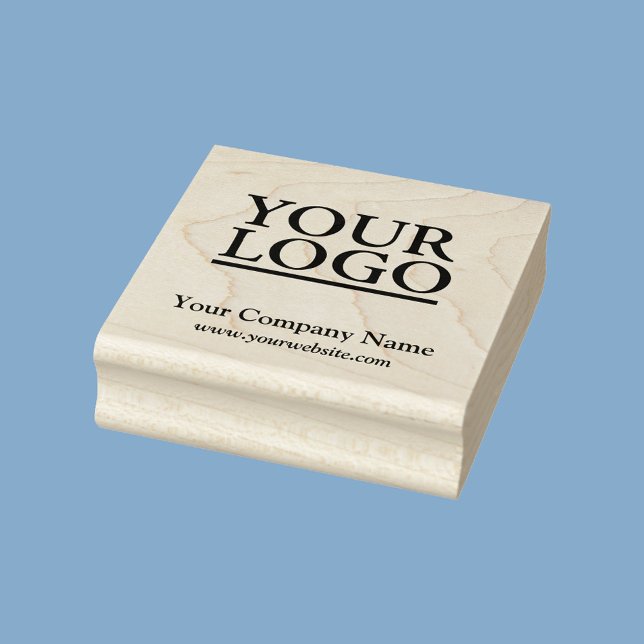 Your Logo Business Name Rubber Stamp (Creator Uploaded)