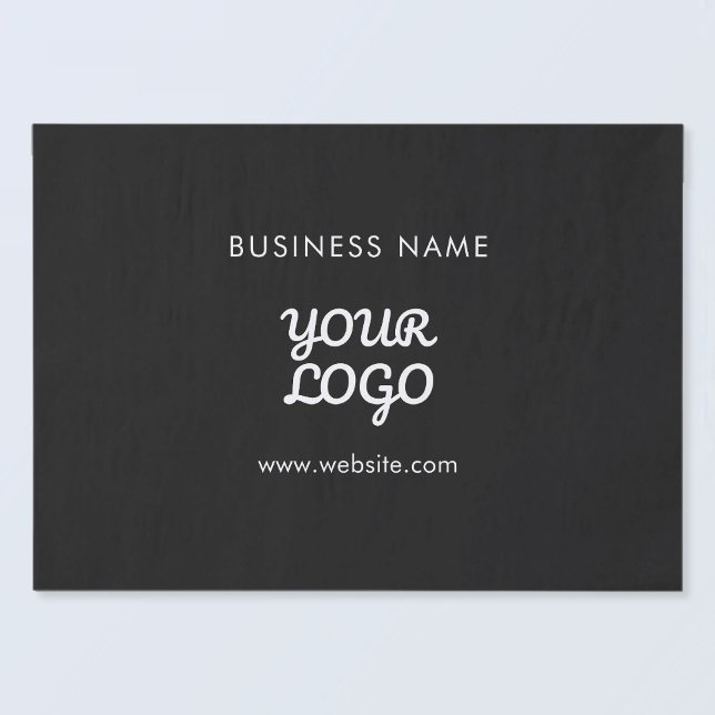 Your Logo Business Name & Website or Slogan  Tissue Paper (Creator Uploaded)