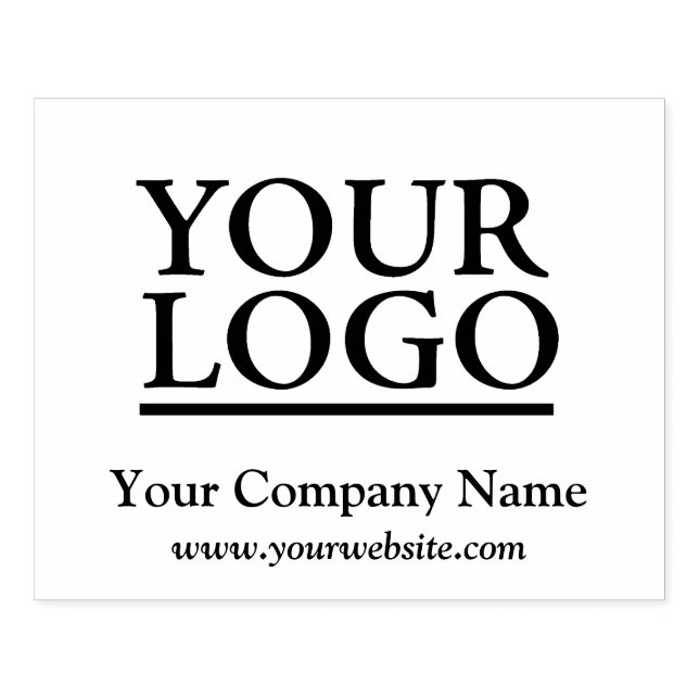 Your Logo, Business Name, Website Rubber Stamp (Imprint)