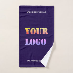 Your Logo Business Promotional Personalised Modern Bath Towel Set