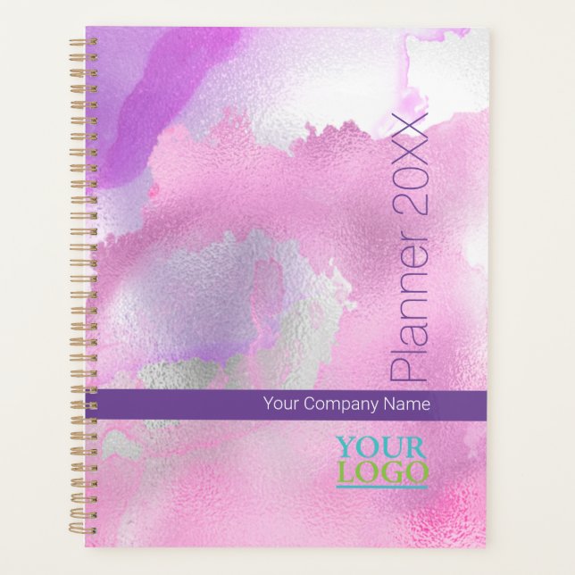 Your Logo/Company Name/Year/Purple Pink W/C, Vs 2 Planner (Front)