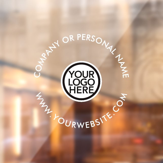Your Logo\ Custom Business Company Window Cling (Sheet 2)