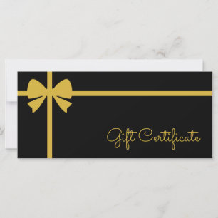 Your Logo Custom Business Gift Certificate