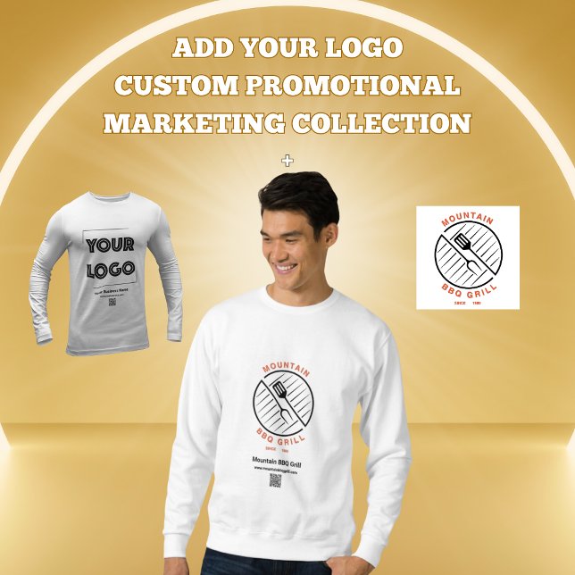 Your Logo Custom Business Marketing Sweatshirt (Creator Uploaded)