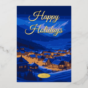 Your Logo Custom Business Retro Gold