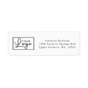 Your Logo Custom Business Return Address Label