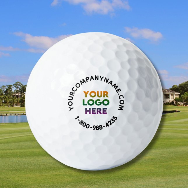 Your Logo Custom Company Promotion Website  Golf Balls (Creator Uploaded)