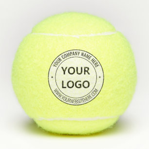 Your Logo Custom Text Personalised Tennis Balls