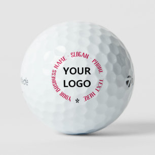 Your Logo Custom Text Stamps Golf Balls Template