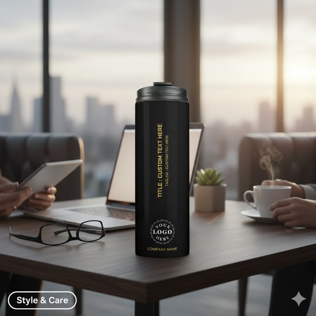 Your Logo Custom Text Thermal Tumbler for Branding (Your Logo Custom Text Thermal Tumbler for Branding)