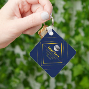 Your Logo & Customisable Design Template Key Ring