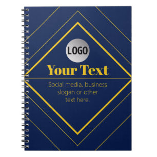 Your Logo & Customisable Design Template Notebook