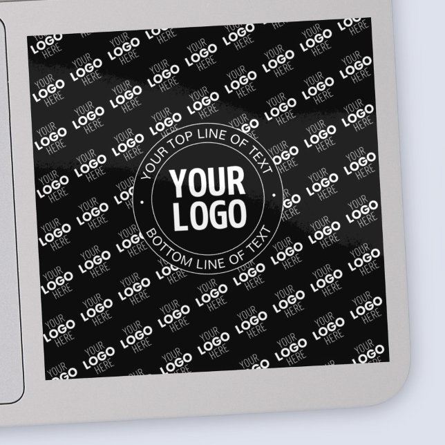 Your Logo & Customisable Text with Logo Pattern (Creator Uploaded)