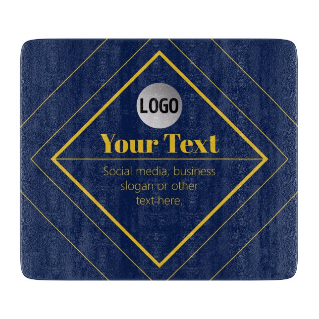 Your Logo & Customizable Design Template Cutting Board (Front)