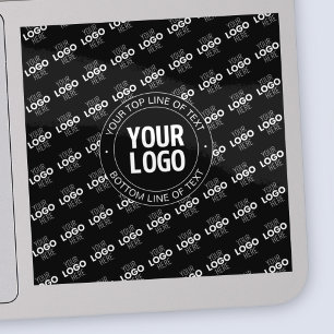 Your Logo & Customizable Text with Logo Pattern
