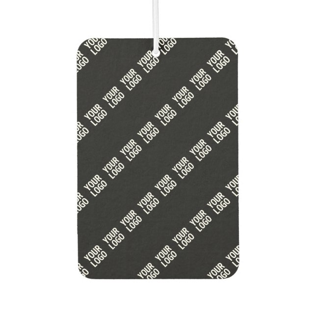 Your Logo, Design or Photo Tiled Diagonally  Car Air Freshener (Front)