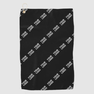 Your Logo, Design or Photo Tiled Diagonally  Golf Towel