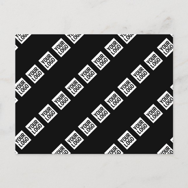 Your Logo, Design or Photo Tiled Diagonally  Postcard (Front)