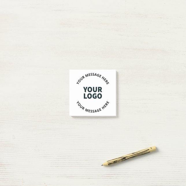 Your Logo, Design, Photo, Artwork or other Image Post-it Notes (On Desk)