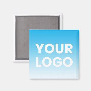 Your Logo & Editable Background Colour Gradient  Magnet