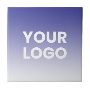 Your Logo & Editable Background Colour Gradient  Tile