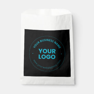 Your Logo Editable Business Name & Website Favour Bags