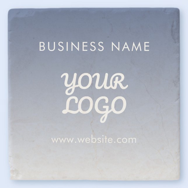 Your Logo Editable Gradient Colour Stone Coaster (Creator Uploaded)