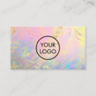 your logo elegant opal business card