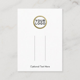 Your Logo Hair Clip Display Business Card