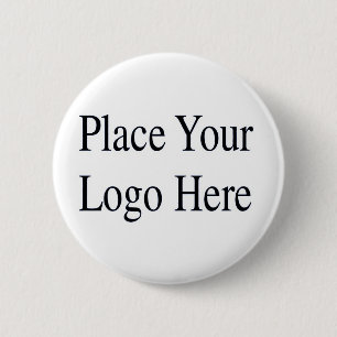 Your Logo Here 6 Cm Round Badge