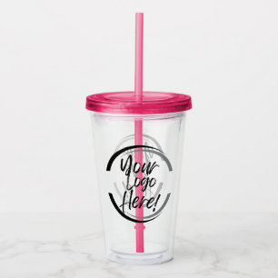 Your Logo Here Acrylic Tumbler