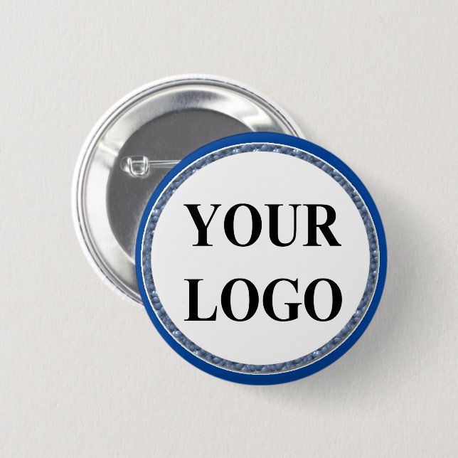 Your Logo Here Bachelorette Personalised Gift 6 Cm Round Badge (Front & Back)