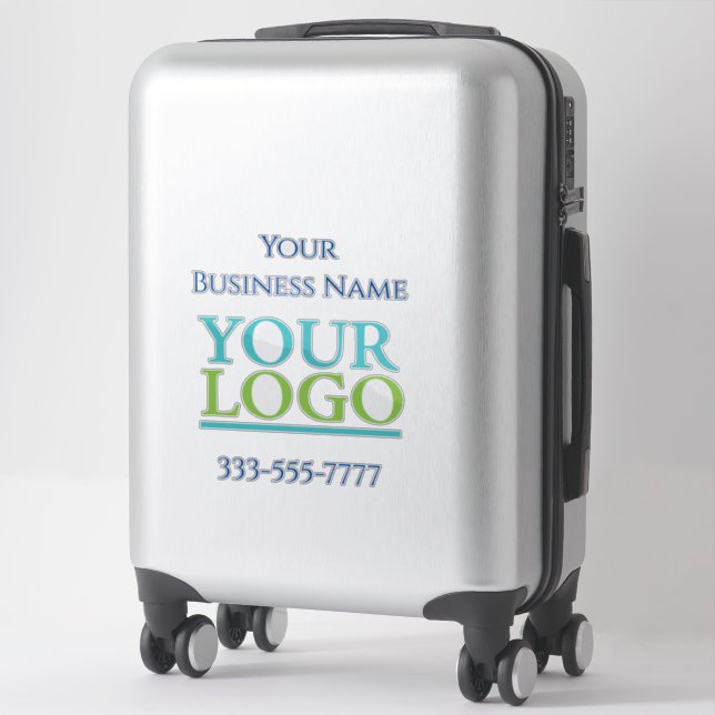 Your Logo Here, Business Name Promo, DIY Vs 2 (Suitcase)