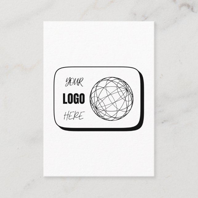 Your Logo Here Calling Card (Front)