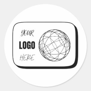 Your Logo Here Classic Round Sticker