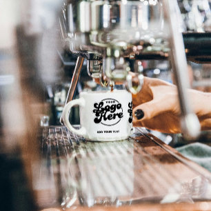 Your Logo Here Company Branded Business Coperate Espresso Cup