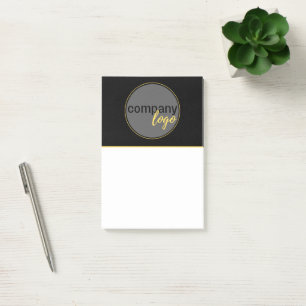 YOUR LOGO HERE COMPANY BRANDED BUSINESS PROMOTION POST-IT NOTES