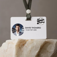Your Logo Here Company Business QR Code Photo Name