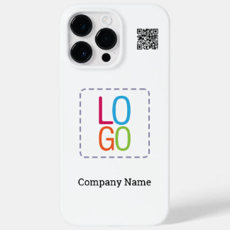 Your Logo Here & Company Name Promotional QR Code Case-Mate iPhone 14 Pro Max Case