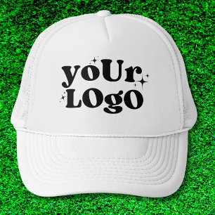 Your Logo Here Custom Business Logo Company  Trucker Hat