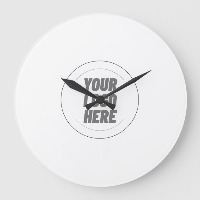 Your Logo here custom Clocks (Front)