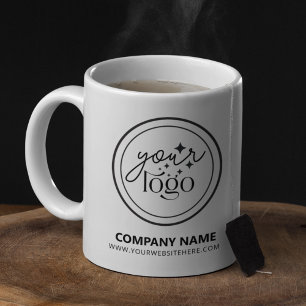 Your Logo Here Custom Company Branded Business Coffee Mug