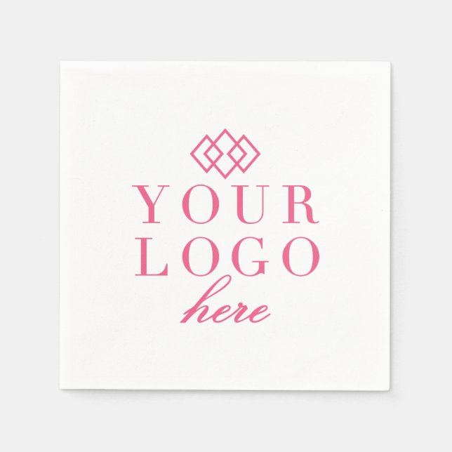 Your Logo Here Custom Napkin (Front)