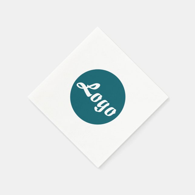 YOUR LOGO HERE CUSTOMIZED NAME AND TEXT  NAPKIN (Corner)