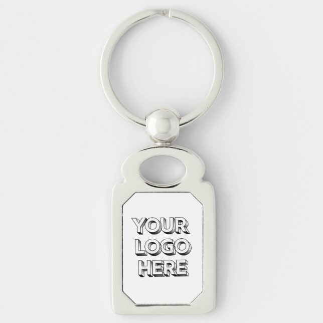 Your Logo Here Key Ring (Front)
