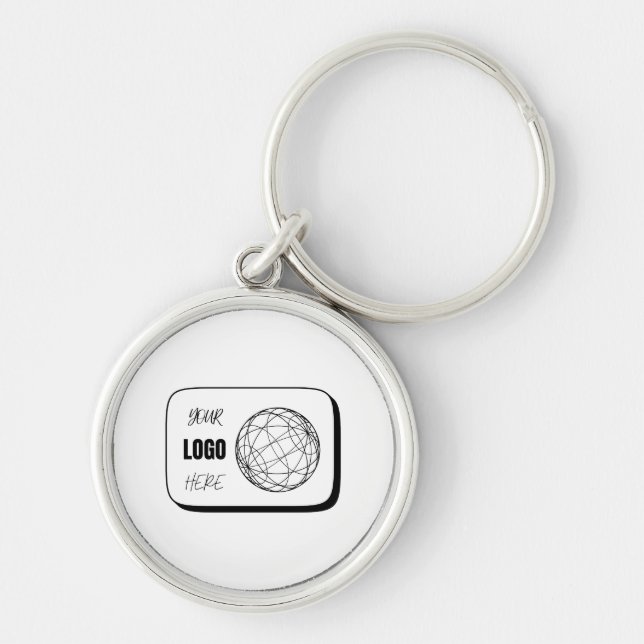 Your Logo Here Key Ring (Front)